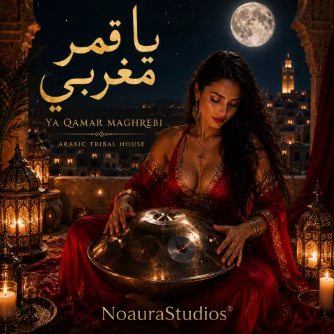 Portada de Ya Qamar Maghrebi (Luz de Luna en Marruecos)