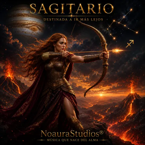 Portada de Sagitario · Destinada a Ir Más Lejos